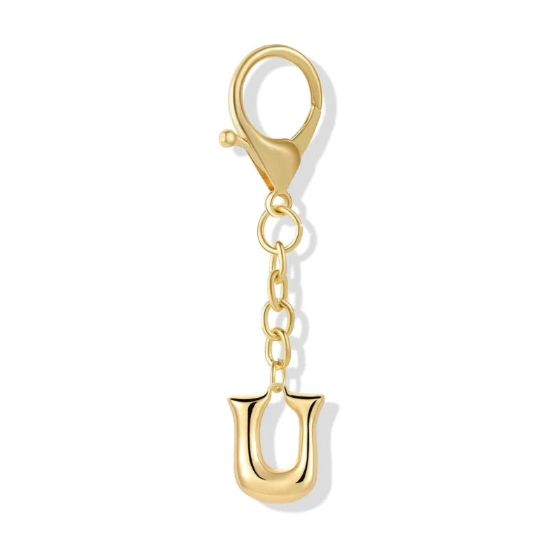 [v2] Bubble Initial Letter - Bag Charm 21