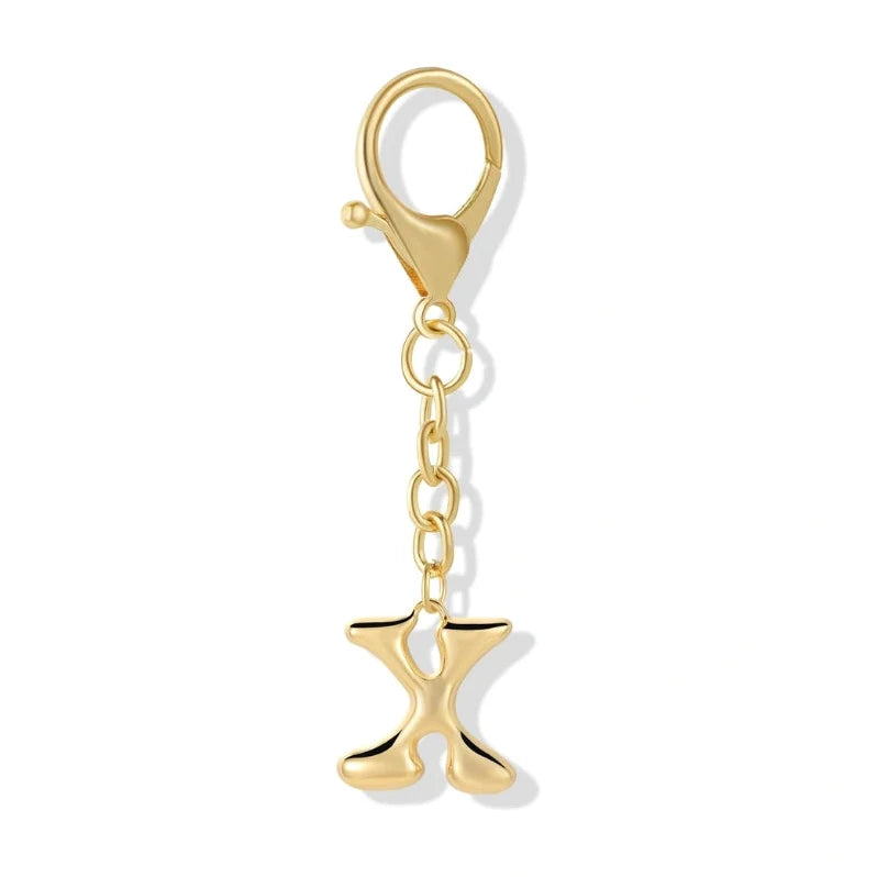 [v2] Bubble Initial Letter - Bag Charm 24