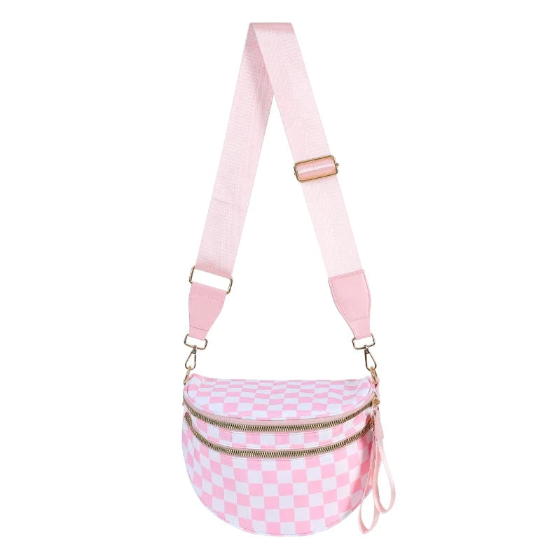 [v2] GoFree - The Roomiest Bum Bag (Checkered) 18