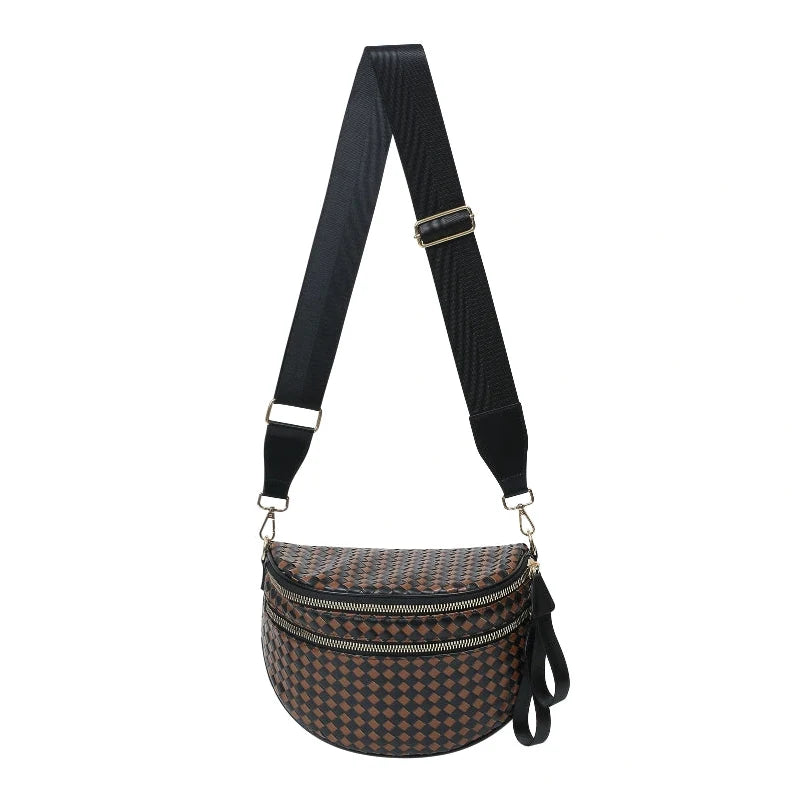 [v2] GoFree - Woven Leather Bum Bag 17