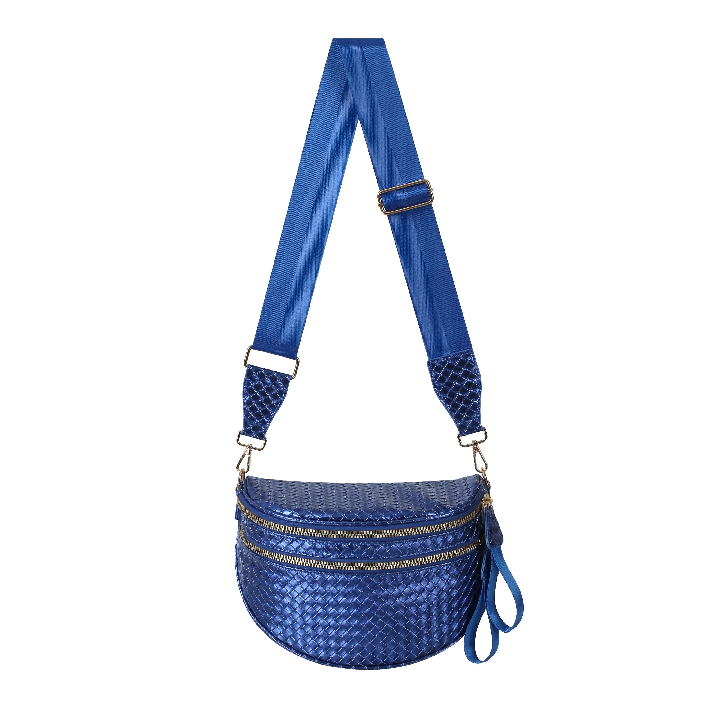 [v2] GoFree - Woven Leather Bum Bag 29