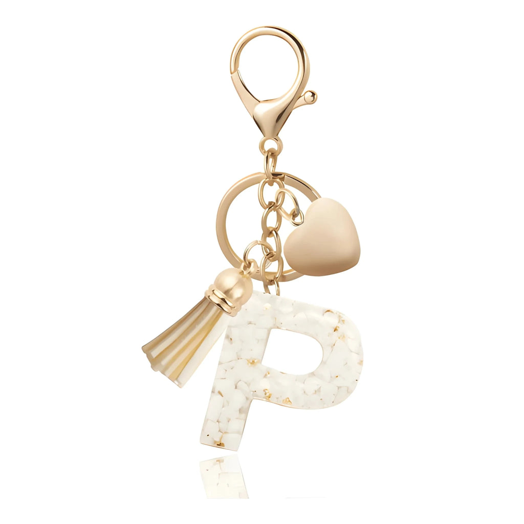 [v2] Golden Initial - Bag Charm 16