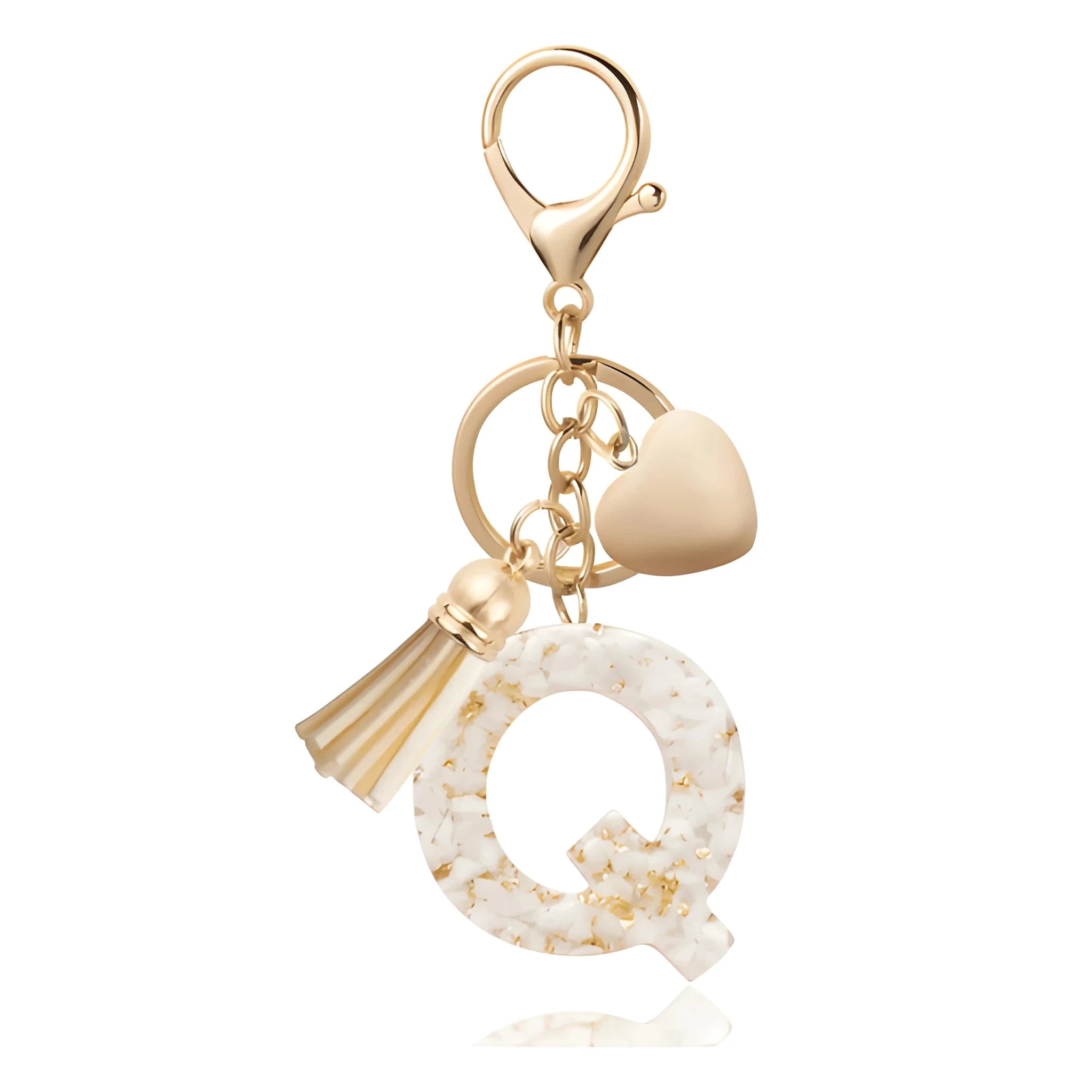 [v2] Golden Initial - Bag Charm 17