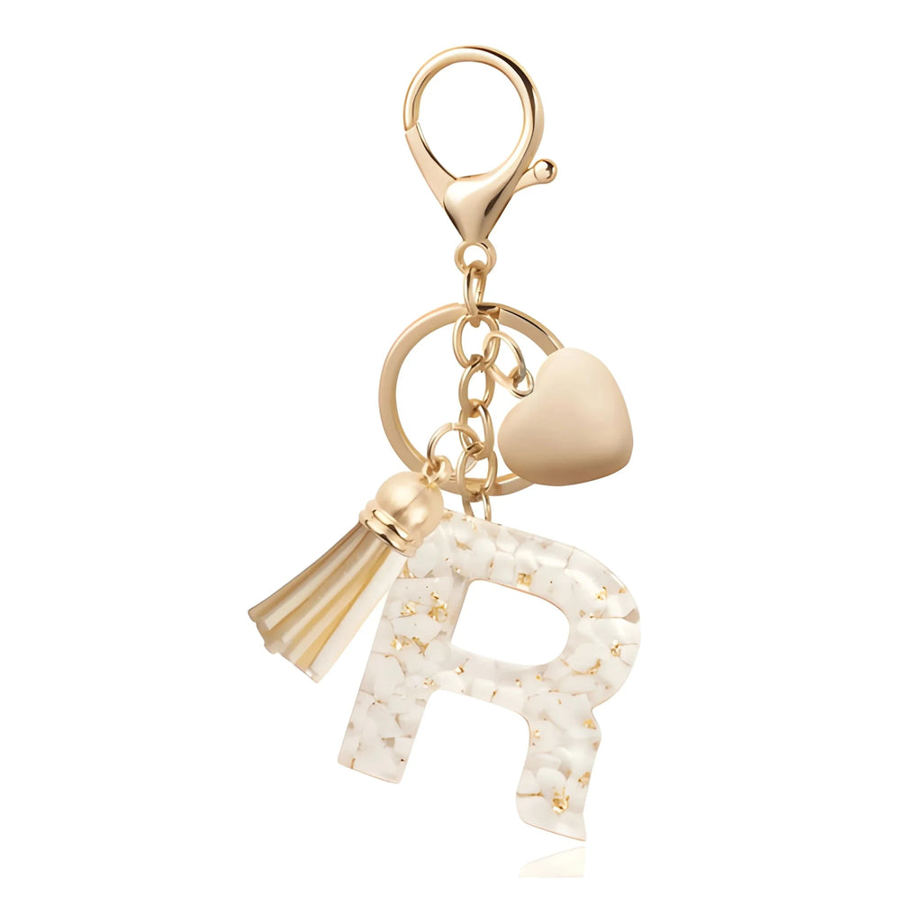 [v2] Golden Initial - Bag Charm 18