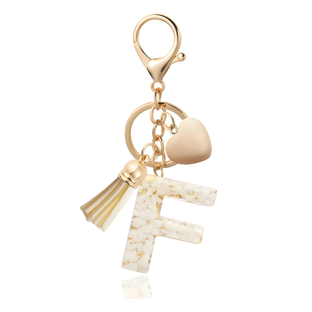 [v2] Golden Initial - Bag Charm 6