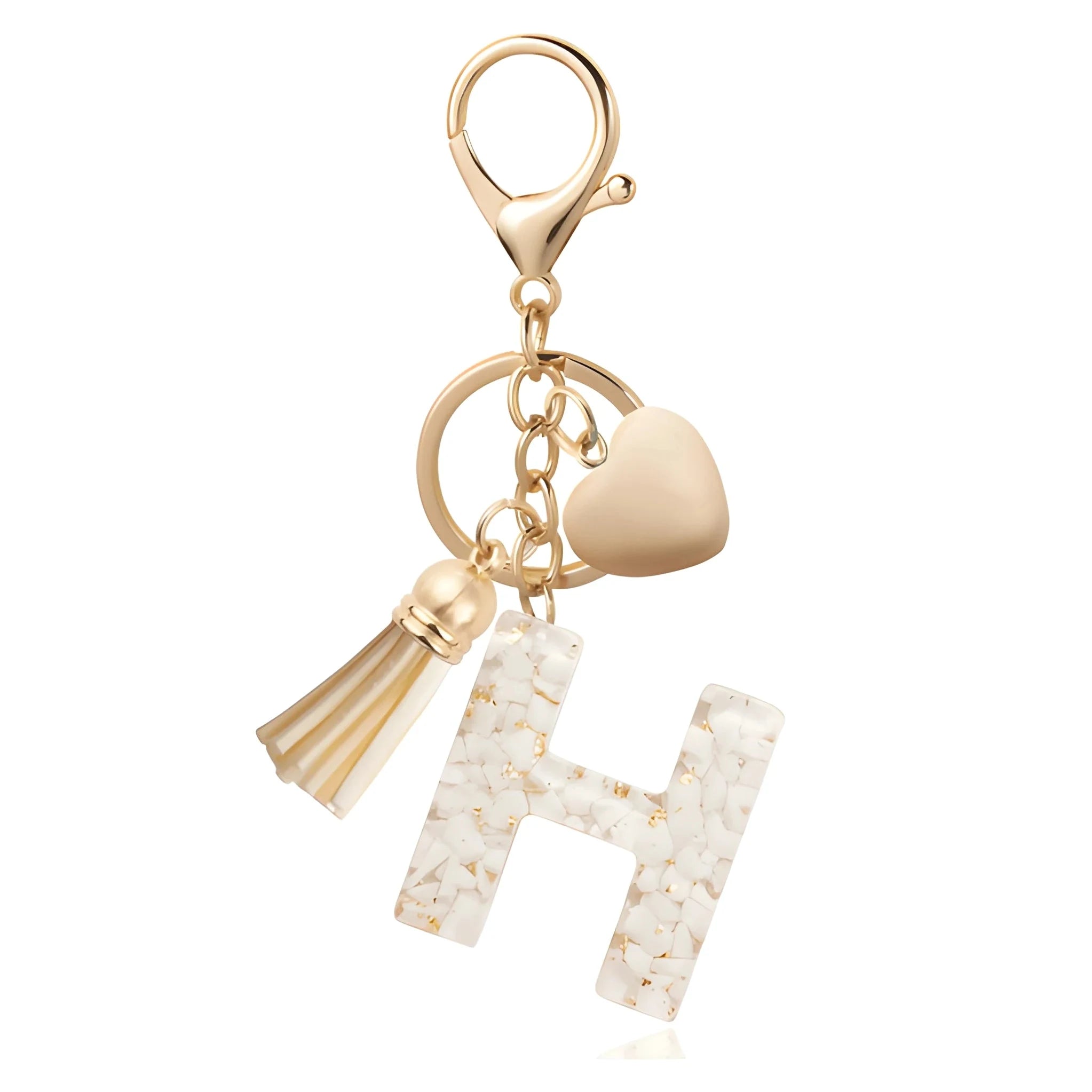 [v2] Golden Initial - Bag Charm 8