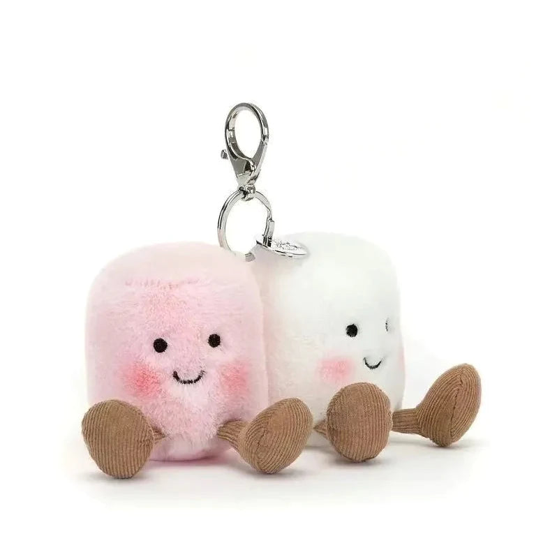 [v2] Happy Pair of Marshmallows - Bag Charm