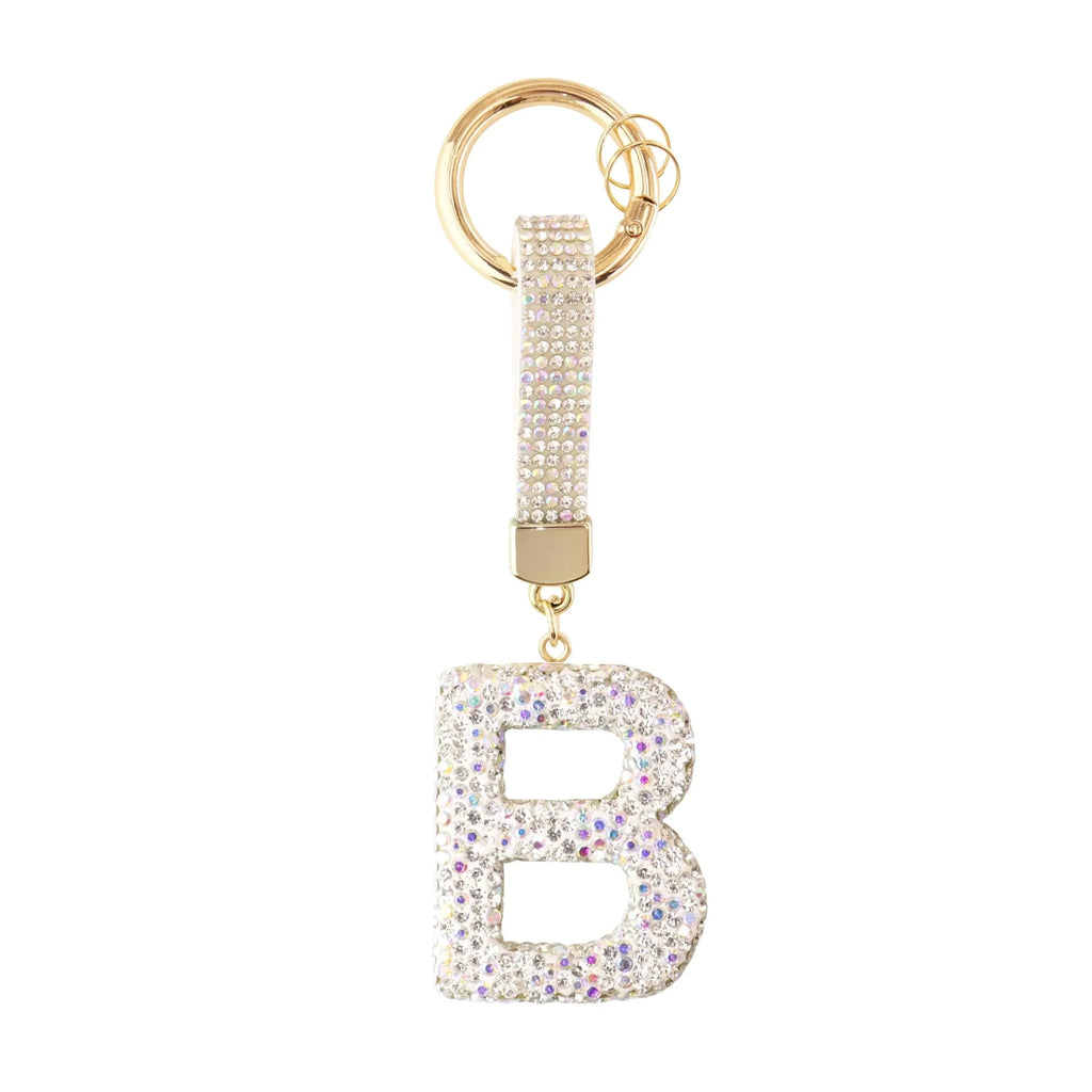 [v2] Sparkle Initial – Bag Charm (Silver) 2