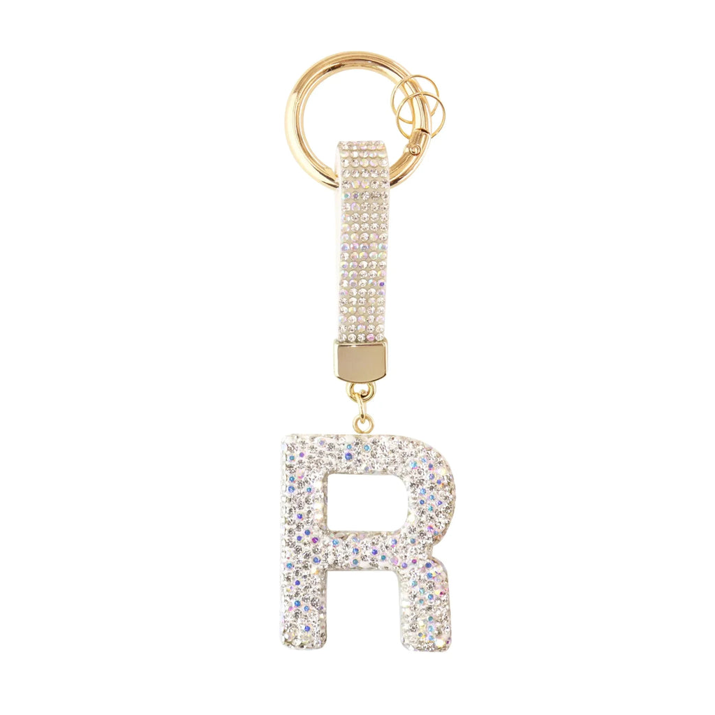 [v2] Sparkle Initial – Bag Charm (Silver) 18