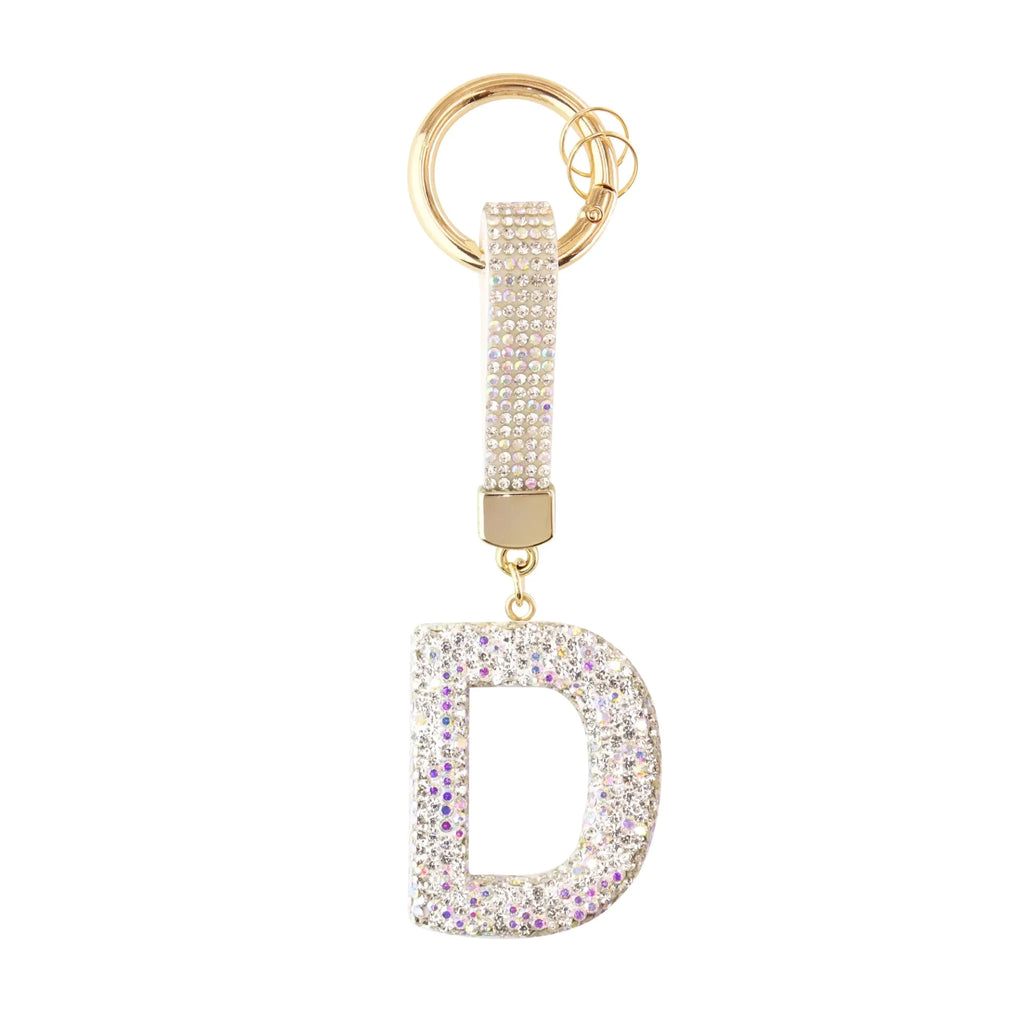 [v2] Sparkle Initial – Bag Charm (Silver) 4