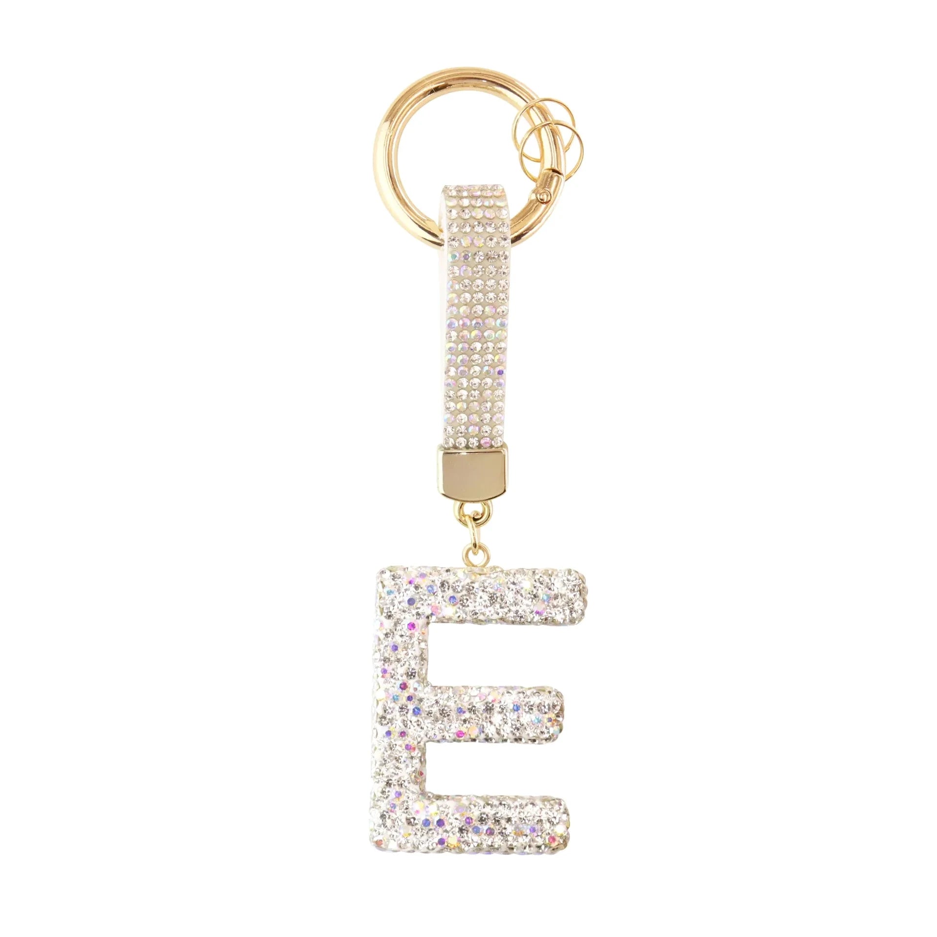 [v2] Sparkle Initial – Bag Charm (Silver) 5