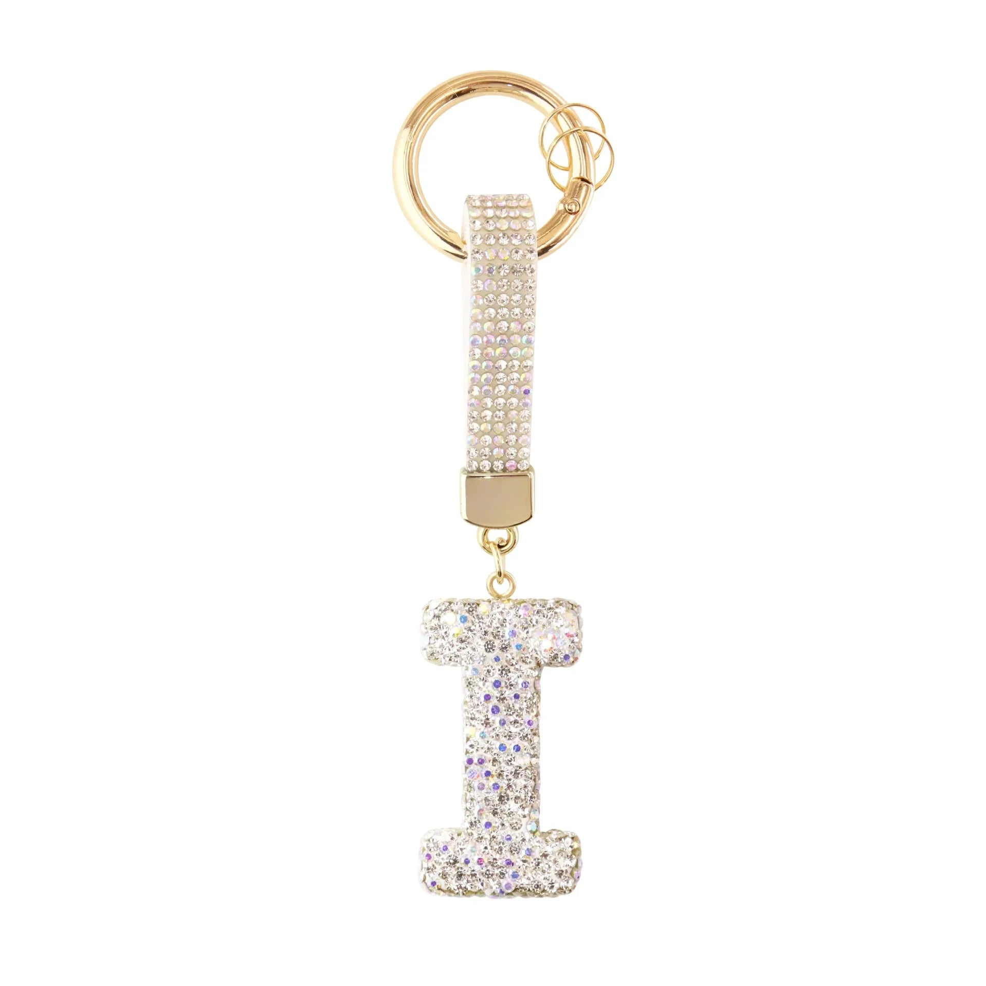 [v2] Sparkle Initial – Bag Charm (Silver) 9