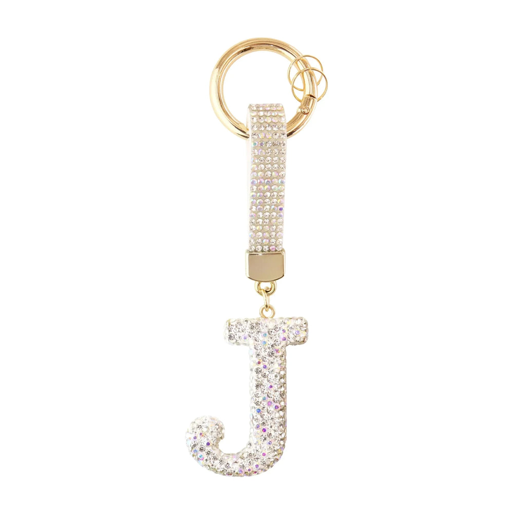 [v2] Sparkle Initial – Bag Charm (Silver) 10